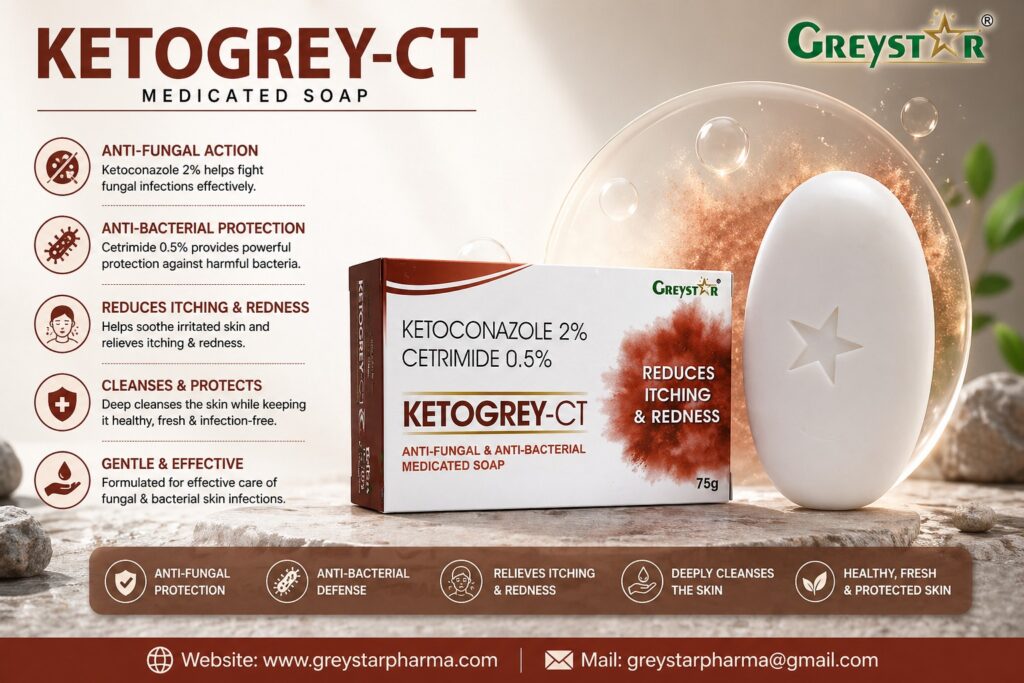 Ketogrey - Ct Medicated Soap | Greystar Pharma