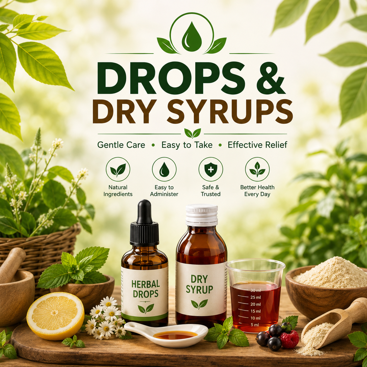 DROPS & DRY SYRUPS