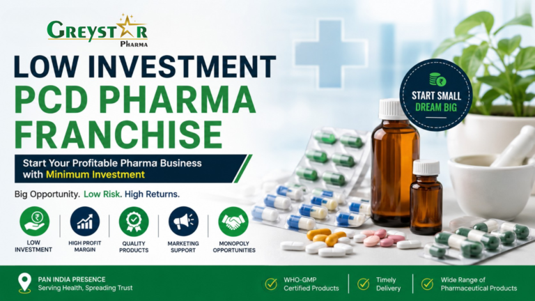 Low Investment PCD Pharma Franchise in India