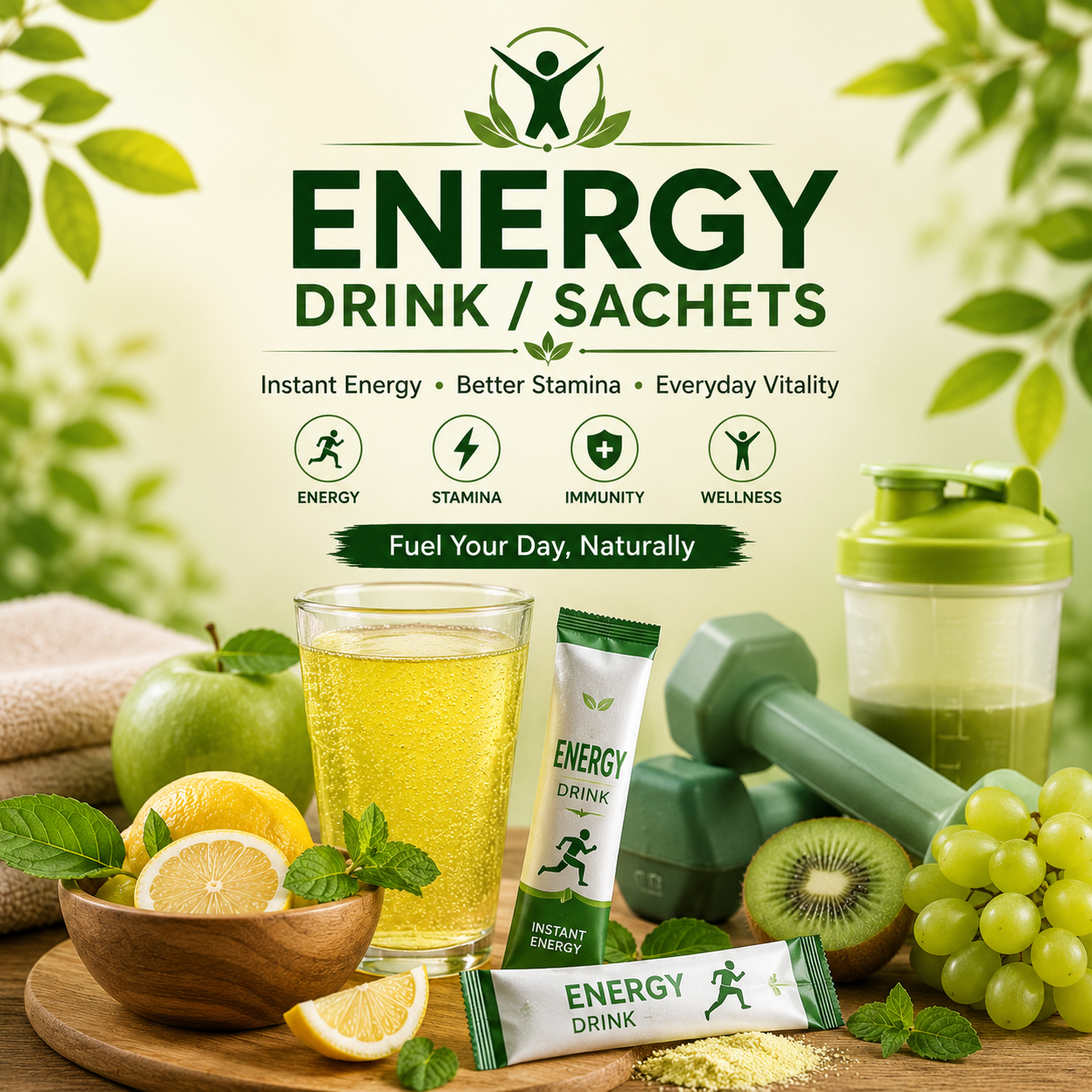 ENERGY DRINK/SACHETS