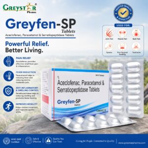 Greyfen-SP Pain Relief Tablets